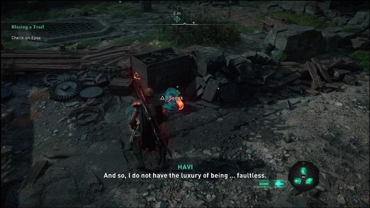 After examining all the clues, continue forward - AC Valhalla Dawn of Ragnarok: Blazing a Trail - Walkthrough - Assassins Creed Valhalla Guide and Walkthrough