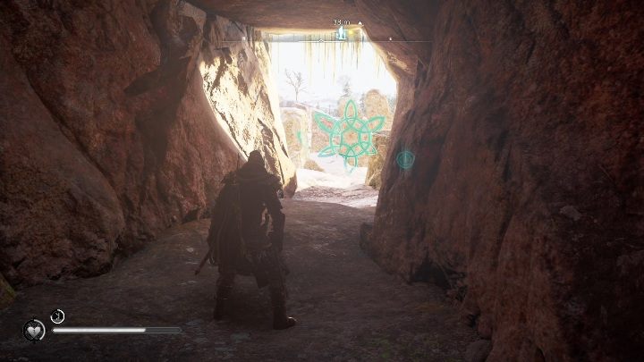 To find the correct pattern, destroy the ice wall on the right side of the plate - Assassins Creed Valhalla: Standing Stones - Snotinghamscire, secrets, locations - Snotinghamscire - Assassins Creed Valhalla Guide and Walkthrough