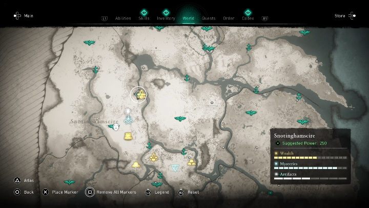 You will find this chest in the enemy camp - Loch Clunbre Hideout - Assassins Creed Valhalla: Gear - Snotinghamscire secrets, locations - Snotinghamscire - Assassins Creed Valhalla Guide and Walkthrough