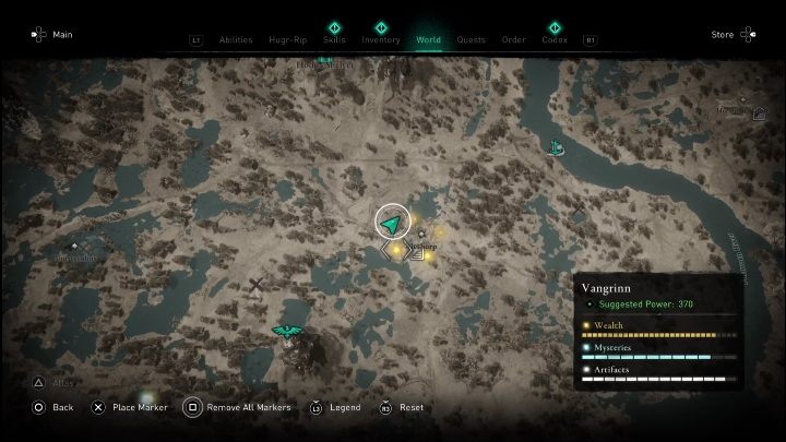 Location: south of Hodd's hut - AC Valhalla Dawn of Ragnarok: Abilities (Vangrinn) - list of all - Vangrinn - Assassins Creed Valhalla Guide and Walkthrough