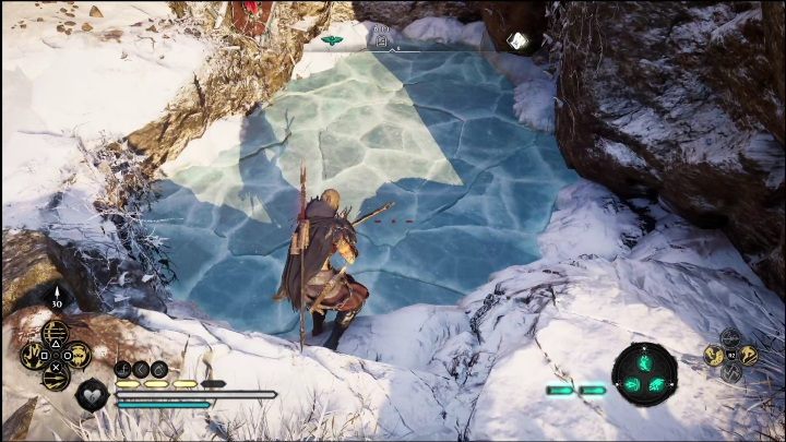 The chest is inside the nearby cave - AC Valhalla Dawn of Ragnarok: Gear (Vangrinn) - list of all - Vangrinn - Assassins Creed Valhalla Guide and Walkthrough