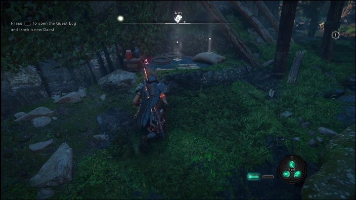 You will find this diagram right next to the Mythical Memory, it lies on a small stone right next to the wall - AC Valhalla Dawn of Ragnarok: Cosmetic Schemes (Vangrinn) - list of all - Vangrinn - Assassins Creed Valhalla Guide and Walkthrough