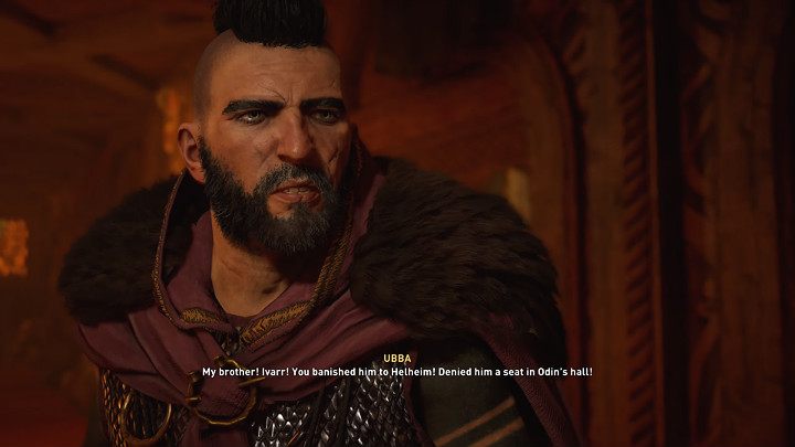 When Ubba finds out that you refused his brother Valhalla and then lied that you did not, he will be very unhappy - Assassins Creed Valhalla: King Killer - important choices - Sciropescire - Assassins Creed Valhalla Guide and Walkthrough