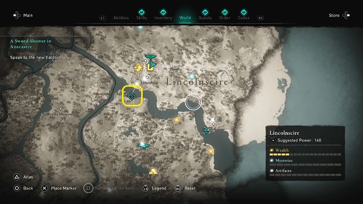 1 - Assassins Creed Valhalla: A Sword-Shower in Anecastre - Lincolnscire - Assassins Creed Valhalla Guide and Walkthrough