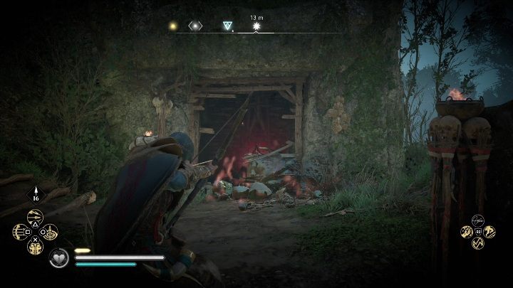 Location of the totem: to get to the totem you simply have to destroy the rocks blocking the entrance - Assassins Creed Valhalla: Cursed symbol - Oxenefordscire secrets, locations - Oxenefordscire - Assassins Creed Valhalla Guide and Walkthrough