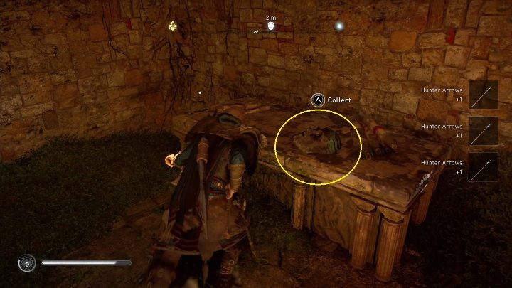The mask lies on the table, to the right of the entrance - Assassins Creed Valhalla: Roman artifact - Oxenefordscire secrets, locations - Oxenefordscire - Assassins Creed Valhalla Guide and Walkthrough