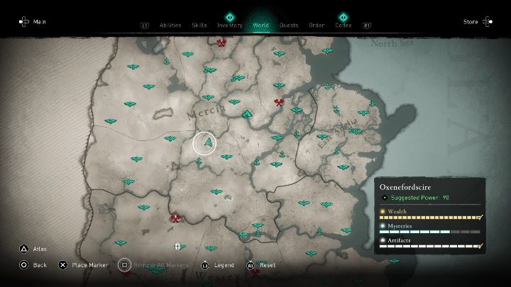 You will find flies on the northern part of the map - Assassins Creed Valhalla: Fly Agaric - Oxenefordscire secrets, locations - Oxenefordscire - Assassins Creed Valhalla Guide and Walkthrough