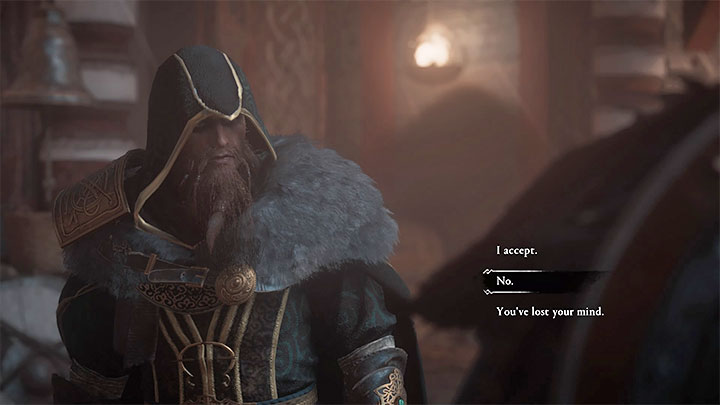 Unfortunately, you cannot refuse Dag - Assassins Creed Valhalla: Should you give Dags axe to him or not? - Campaign - Assassins Creed Valhalla Guide and Walkthrough