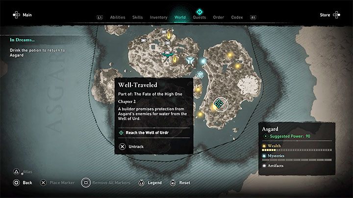 1 - Assassins Creed Valhalla: How to open Well of Urdr in Asgard? - Exploration - Assassins Creed Valhalla Guide and Walkthrough