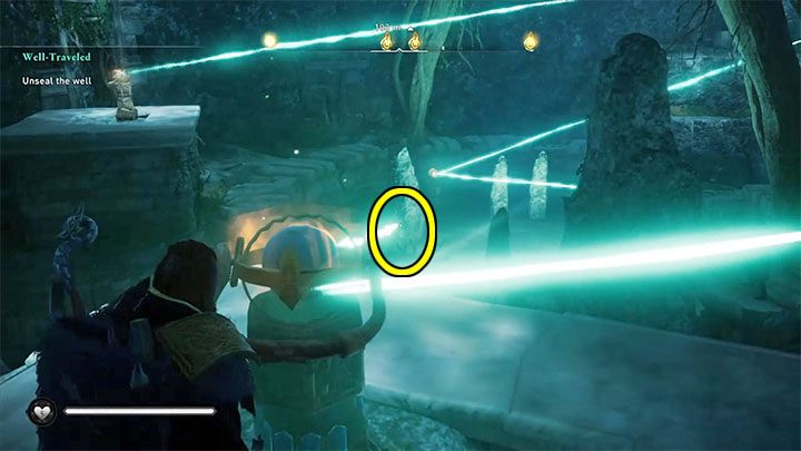 Reach the sunstone to which you just sent the beam - Assassins Creed Valhalla: How to open Well of Urdr in Asgard? - Exploration - Assassins Creed Valhalla Guide and Walkthrough