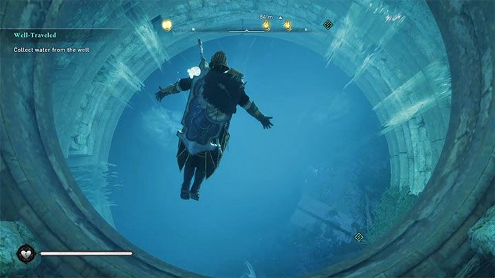 You can now jump into the well - Assassins Creed Valhalla: How to open Well of Urdr in Asgard? - Exploration - Assassins Creed Valhalla Guide and Walkthrough