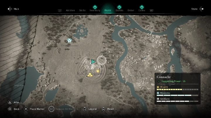 Location: You will find the paper in the center of the Connacht region - AC Valhalla Wrath of the Druids: Flaying Paper - Connacht secrets, location - Connacht - Assassins Creed Valhalla Guide and Walkthrough