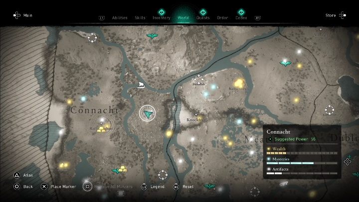 Balor of the Fomorians can be found in the eastern part of the location - AC Valhalla Wrath of the Druids: Irish Cycle Page - Connacht secrets, location - Connacht - Assassins Creed Valhalla Guide and Walkthrough