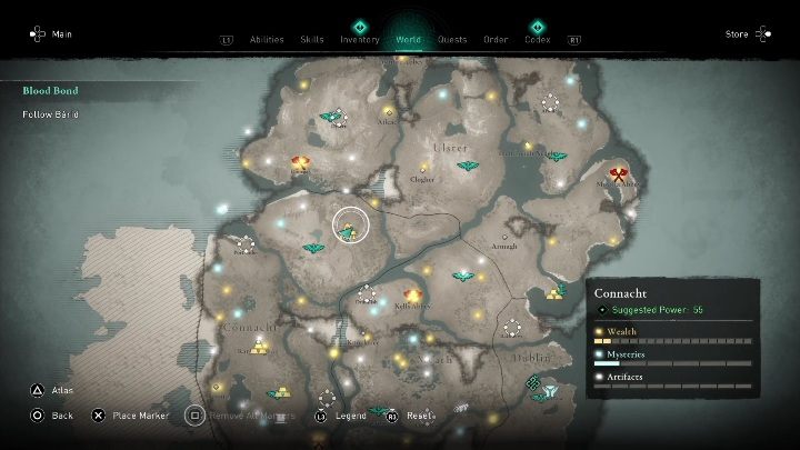 1 - AC Valhalla Wrath of the Druids: Gear - Connacht secrets, location - Connacht - Assassins Creed Valhalla Guide and Walkthrough