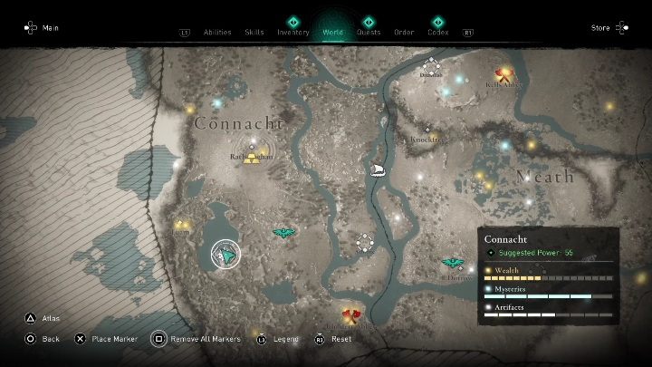 2 - AC Valhalla Wrath of the Druids: Cursed Symbol - Connacht secrets, location - Connacht - Assassins Creed Valhalla Guide and Walkthrough