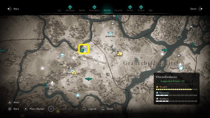 In the place marked in the image above, you will meet a Viking who laments that all his crewmates have died and his family has been taken by the plague - Assassins Creed Valhalla: Permission to Weep - Oxenefordscire - Assassins Creed Valhalla Guide and Walkthrough