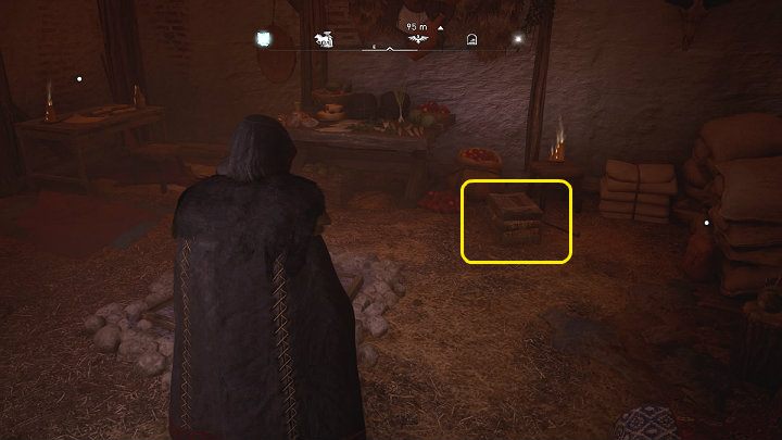 Inside, apart from valuable items, you will find a small wooden box filled to the brim with lyrics - Assassins Creed Valhalla: The Old Guard - Ledecestrescire - Assassins Creed Valhalla Guide and Walkthrough