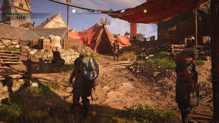 Ivarr will tell you a little bit about Repton and take you to the red tent, where Sigurd is staying - Assassins Creed Valhalla: The Sons of Ragnar - Ledecestrescire - Assassins Creed Valhalla Guide and Walkthrough