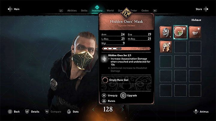 The most important treasure is waiting for you in the large chest - Hidden Ones' Mask which is one of the parts of the Hidden Ones' set - Assassins Creed Valhalla: Lunden - Londinium Assassin Bureau - Hidden Ones Bureau - Assassins Creed Valhalla Guide and Walkthrough