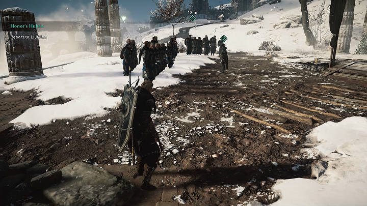 Once you reached your destination, talk to Ljufvina - Assassins Creed Valhalla: Honors Hubris - Eurvicscire - Assassins Creed Valhalla Guide and Walkthrough