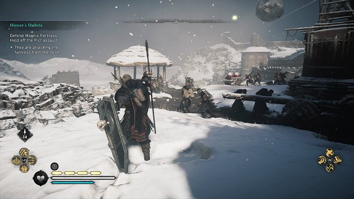 Also note that the opponents managed to bring a battering ram - it is worth taking care of the warriors who operate it - Assassins Creed Valhalla: Honors Hubris - Eurvicscire - Assassins Creed Valhalla Guide and Walkthrough