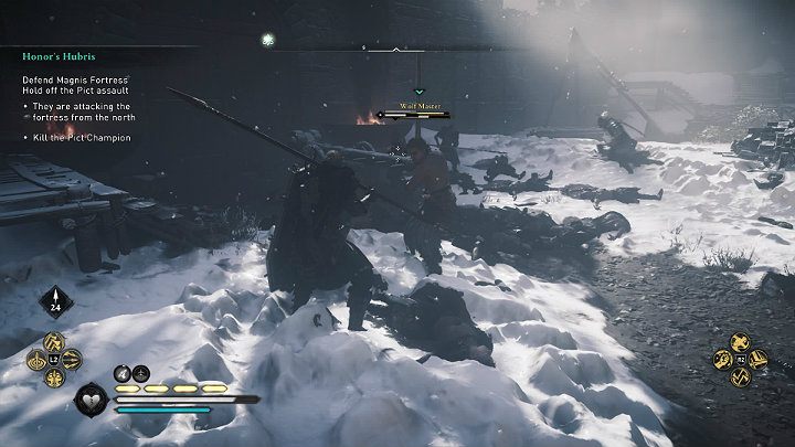 Among the enemy troops, there will be one stronger opponent - a hero - Assassins Creed Valhalla: Honors Hubris - Eurvicscire - Assassins Creed Valhalla Guide and Walkthrough