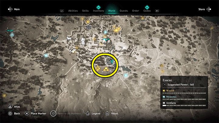 In order to find this bureau / hideout, you have to visit Colcestre - Assassins Creed Valhalla: Colcestre - Camulodunum Assassin Bureau - Hidden Ones Bureau - Assassins Creed Valhalla Guide and Walkthrough