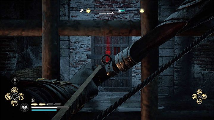 In the new area, position yourself at the bars - Assassins Creed Valhalla: Colcestre - Camulodunum Assassin Bureau - Hidden Ones Bureau - Assassins Creed Valhalla Guide and Walkthrough