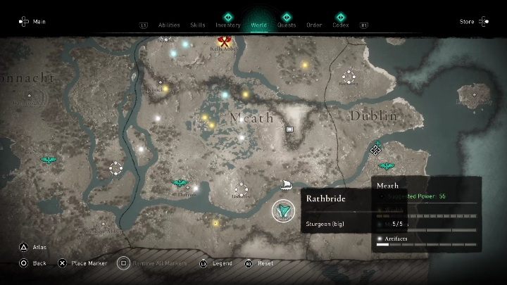 The Offering Altar is in the southern part of the region - AC Valhalla Wrath of the Druids: Offering Altar - Meath secrets, locations - Meath - Assassins Creed Valhalla Guide and Walkthrough