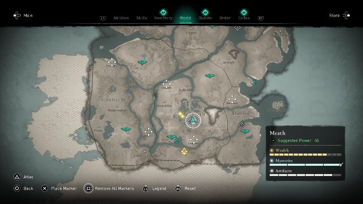3 - AC Valhalla Wrath of the Druids: Cursed Symbol - Meath secrets, locations - Meath - Assassins Creed Valhalla Guide and Walkthrough