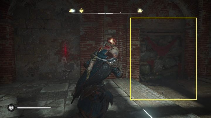 Keep moving until you find another wall that has to be blown up - Assassins Creed Valhalla: Gear - Jorvik secrets, locations - Jorvik - Assassins Creed Valhalla Guide and Walkthrough