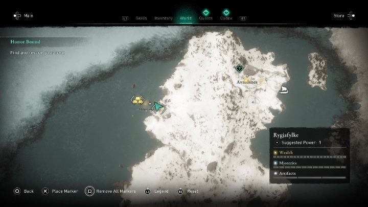 Assassin's Creed Valhalla: Rigjafylke map - gamepressure.com