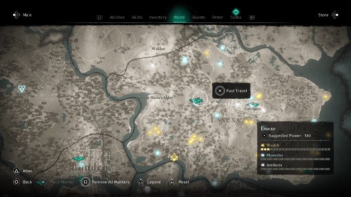 1 - Assassins Creed Valhalla: Roman artifact - Essexe secrets, locations - Essexe - Assassins Creed Valhalla Guide and Walkthrough