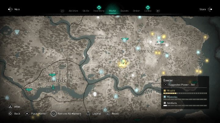 You will find this ability in the southern part of the map - Assassins Creed Valhalla: Abilities - Essexe secrets, locations - Essexe - Assassins Creed Valhalla Guide and Walkthrough