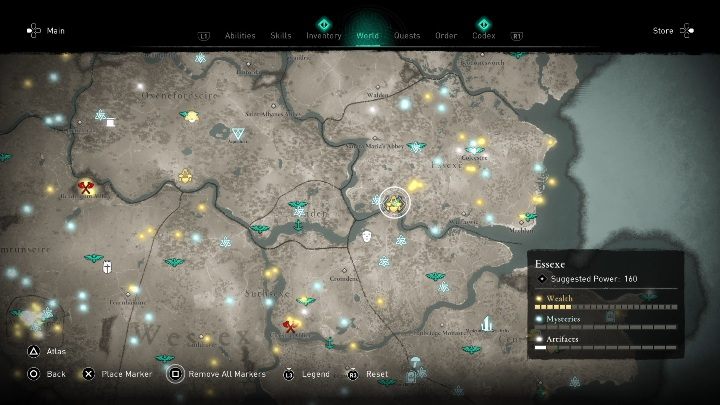 Assassins Creed Valhalla: Gear - Essexe secrets, locations ...