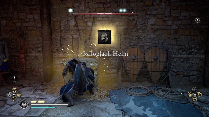 To reach the helm, you must destroy another lock - Assassins Creed Valhalla: Gear - Essexe secrets, locations - Essexe - Assassins Creed Valhalla Guide and Walkthrough