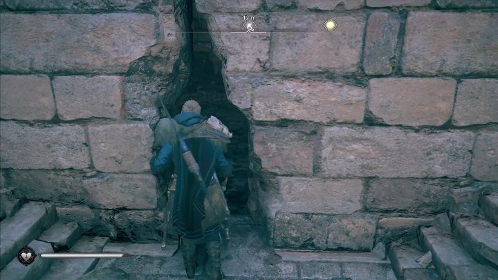 To get to the mask you have to go down the stairs to the back of the building - Assassins Creed Valhalla: Roman Artifact - Sciropescire secrets, locations - Sciropescire - Assassins Creed Valhalla Guide and Walkthrough
