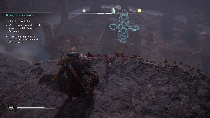 To find the correct one, go to the surrounding rocks and look down at the area below - Assassins Creed Valhalla: Standing stones - Sciropescire secrets, locations - Sciropescire - Assassins Creed Valhalla Guide and Walkthrough