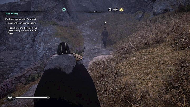 An example of an NPC, above whose head there is a question mark, is presented by the attached picture - Assassins Creed Valhalla: What does mean NPC with question mark? - Exploration - Assassins Creed Valhalla Guide and Walkthrough