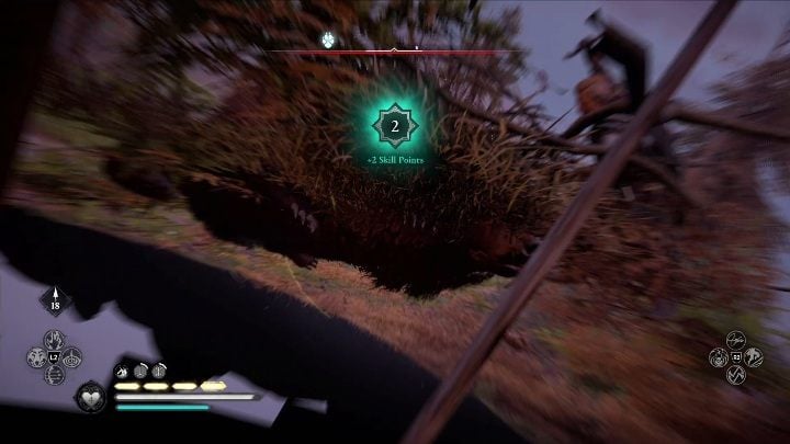 If you see strange changes on the screen, do not worry about them - Assassins Creed Valhalla: Legendary Animal - Sciropescire secrets, locations - Sciropescire - Assassins Creed Valhalla Guide and Walkthrough