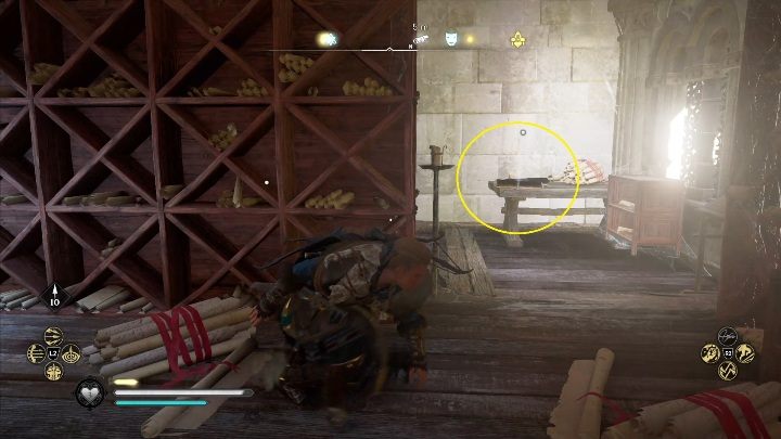 The fragment is located in the building, on the upper floor - Assassins Creed Valhalla: Rigsogur Fragment - Cent secrets, locations - Cent - Assassins Creed Valhalla Guide and Walkthrough