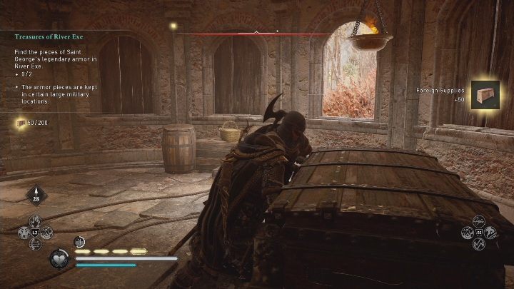 You can find food stored in large crates in civilian-populated areas - Assassins Creed Valhalla: How to get Raw Materials? River Raids - FAQ - Assassins Creed Valhalla Guide and Walkthrough