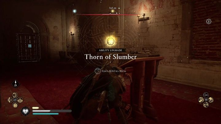 With the key, go back downstairs and enter the building - Assassins Creed Valhalla: Abilities - Cent secrets, locations - Cent - Assassins Creed Valhalla Guide and Walkthrough