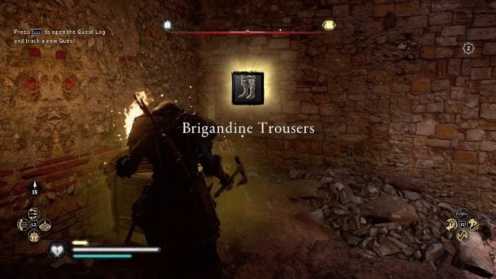 When you jump down to the lower floor you will find yourself in a small room with lots of stones and trash - Assassins Creed Valhalla: Gear - Cent secrets, locations - Cent - Assassins Creed Valhalla Guide and Walkthrough