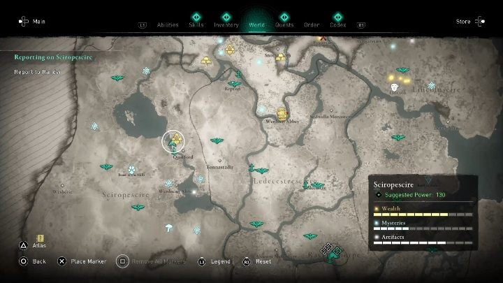 Assassins Creed Valhalla: Gear - Sciropescire Secrets, Locations ...