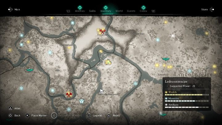 Location of the book of knowledge: Ledecestrescire, in the northern part of the map - Assassins Creed Valhalla: Books of Knowledge - ranged combat - Secrets and collectibles - Assassins Creed Valhalla Guide and Walkthrough