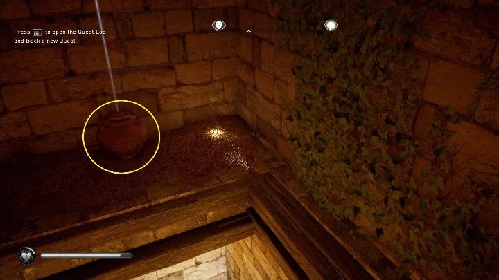 After destroying the boards, climb to the next floor - Assassins Creed Valhalla: Roman Artifact - Lincolnscire secrets, locations - Lincolnscire - Assassins Creed Valhalla Guide and Walkthrough