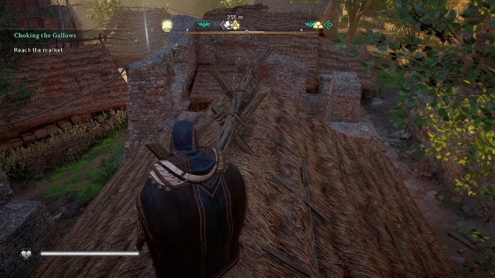 Start: The page is located on one of the roofs - Assassins Creed Valhalla: Flying Paper - Wincestre secrets, locations - Wincestre - Assassins Creed Valhalla Guide and Walkthrough