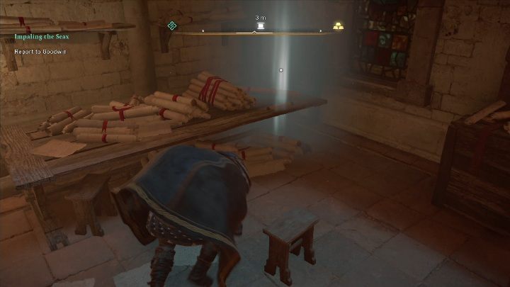 Your task is to destroy the stained-glass window and then jump into the building - Assassins Creed Valhalla: Treasure map - Wincestre secrets, locations - Wincestre - Assassins Creed Valhalla Guide and Walkthrough