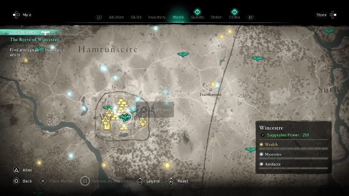 You will find the helm in the building in the city center - Assassins Creed Valhalla: Gear - Wincestre secrets, locations - Wincestre - Assassins Creed Valhalla Guide and Walkthrough